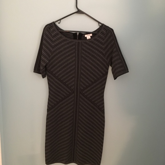 Cache Dresses & Skirts - Cache dress with black and gray.